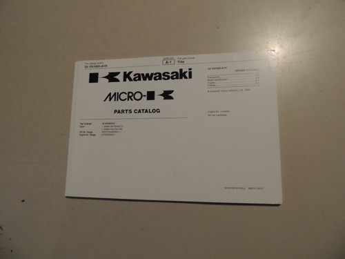 Elenco ricambi kawasaki vn - ,